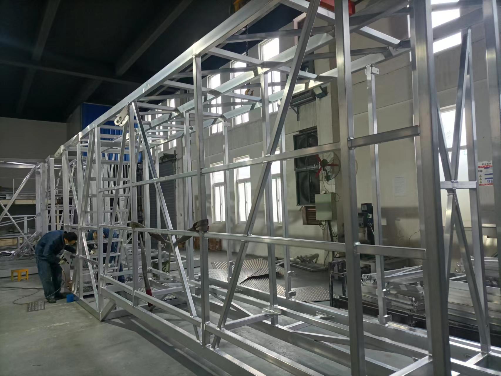 Production and processing manufacturer of aluminum alloy structural parts welding and body maintenance platform