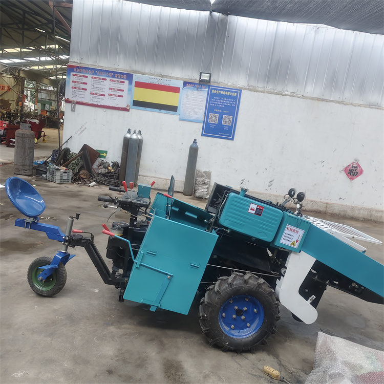 Zhixun Household Small Rod Breaking Machine Diesel Electric Starting Single row Corn Harvester Ride Type Popcorn Harvester