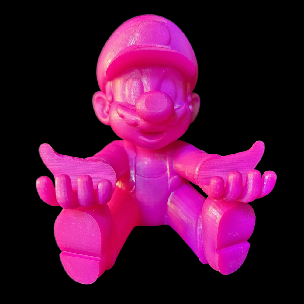 RPS Immediately Produces 3D Printing for Rapid Delivery of Mario Phone Stand Model Customization