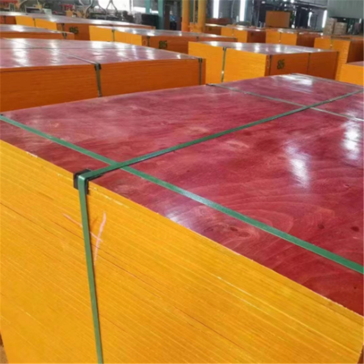 Wholesale of 1830 pine wood red board building formwork, high-rise road construction, bridge construction, subway tunnel laying, pouring and formwork engineering