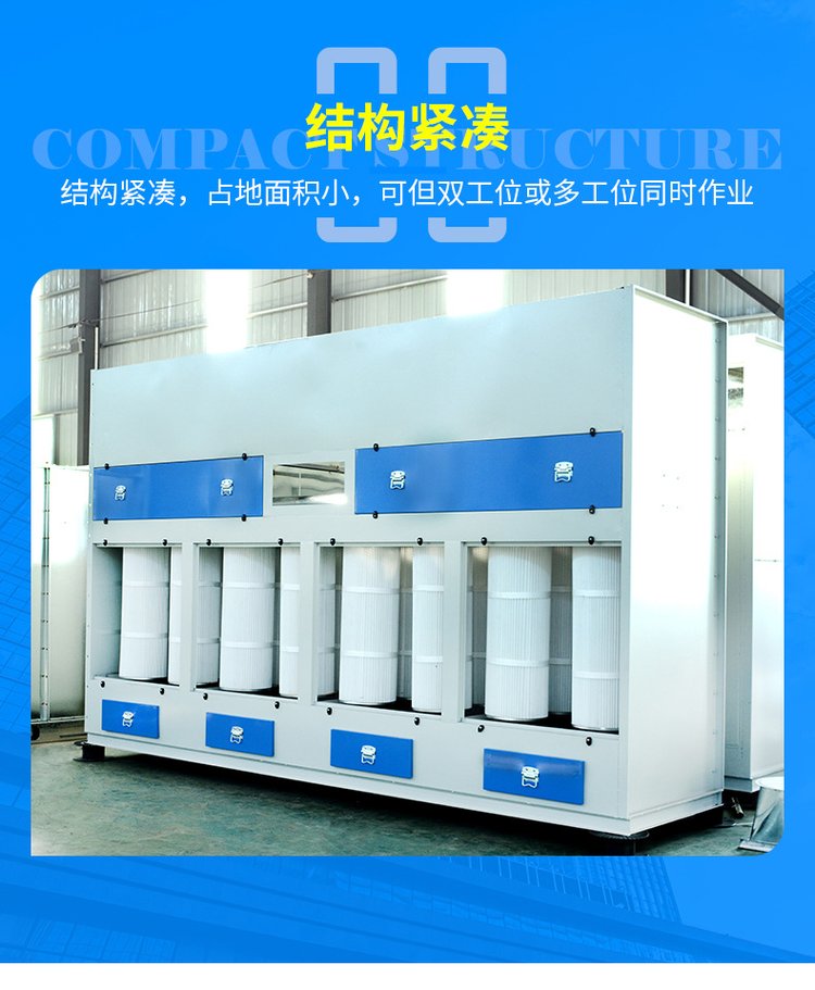 Dry Polishing Vacuum Cabinet Vertical Dust Recovery Cabinet Furniture Polishing Table Pulse Polishing Cabinet Dust Treatment Yonghong