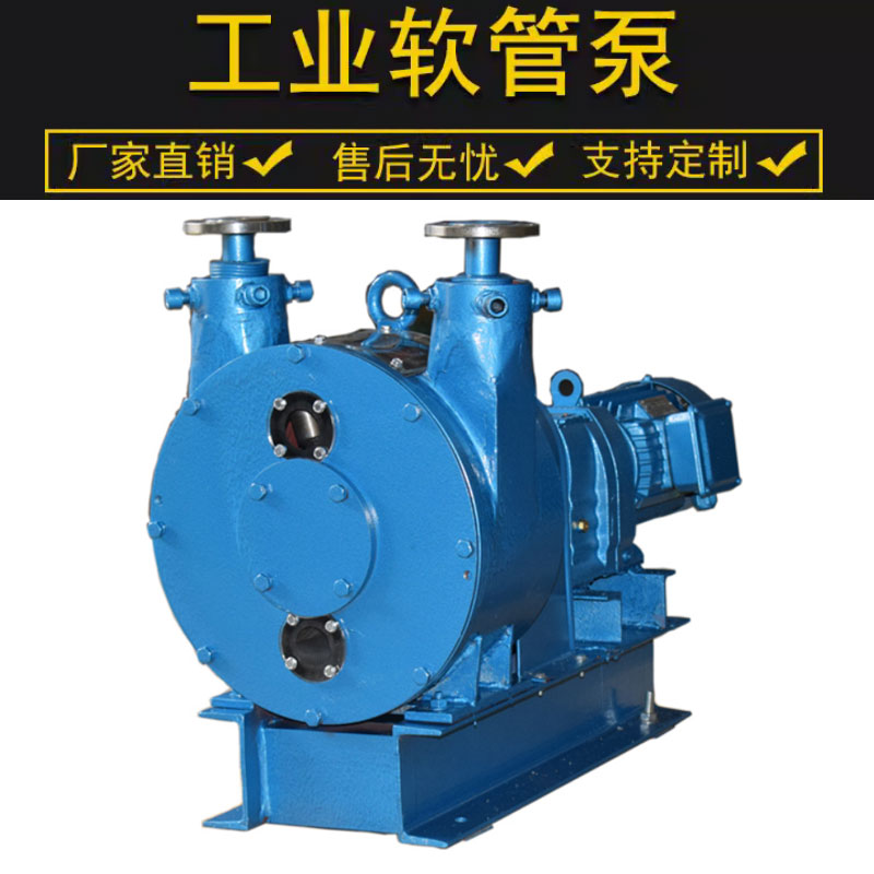 Supply upward opening industrial hose pump, large flow domestic sewage transportation, sludge squeezing electric peristaltic pump