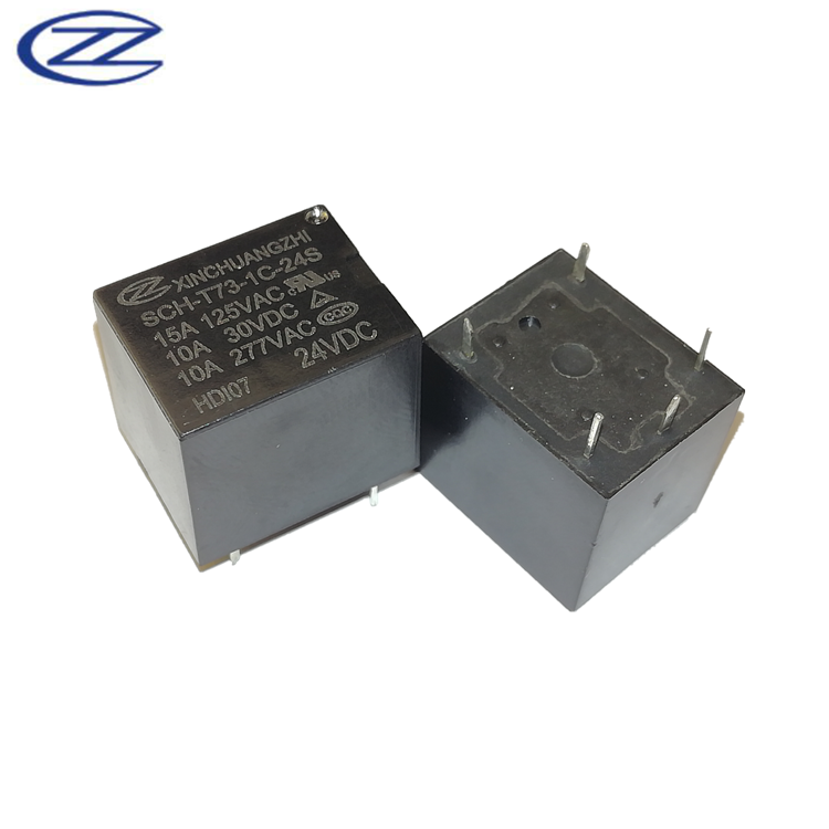 10A Xinchuangzhi Relay SCH-T73-1C-24S One set of conversion 24VDC power relay