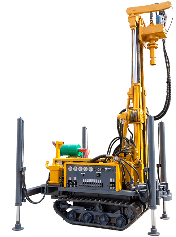 160 pneumatic water well drilling rig manufacturer crawler drilling rig household drilling rig deep drilling machine