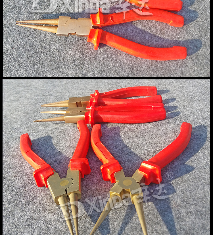 Explosion-proof tool production: explosion-proof retaining ring pliers, copper internal and external snap ring pliers, all copper pliers