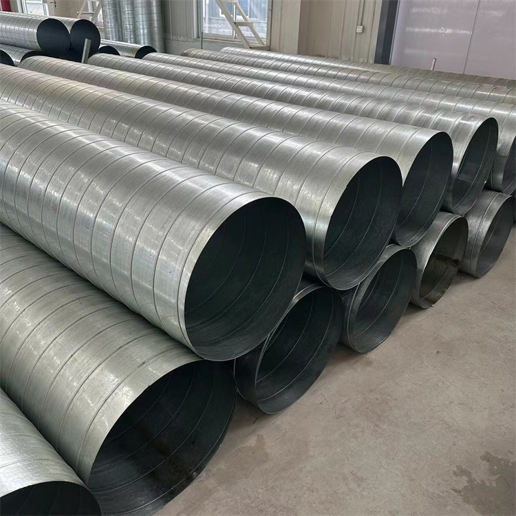 Galvanized air duct production, smoke exhaust and ventilation duct, kitchen smoke exhaust duct processing