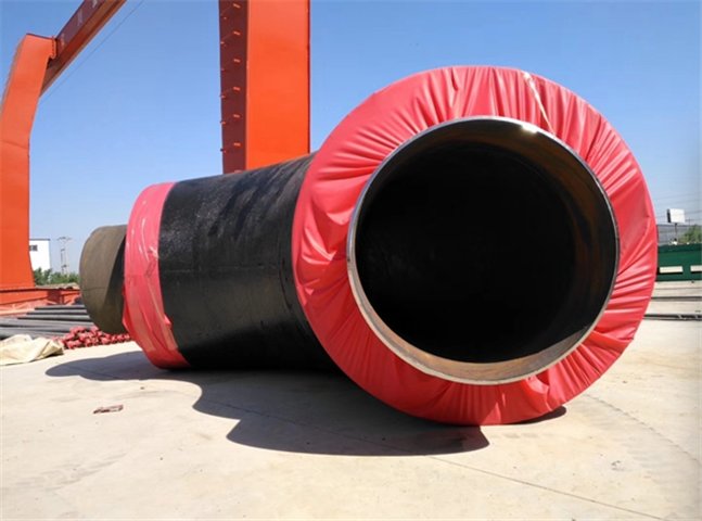 Fangda large diameter steel sleeve steel steam insulation steel pipe, high-temperature resistant composite buried pipeline and fittings