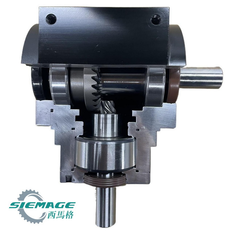 Spiral bevel gear reducer SIEMAGE motor mechanical equipment transmission steering gear