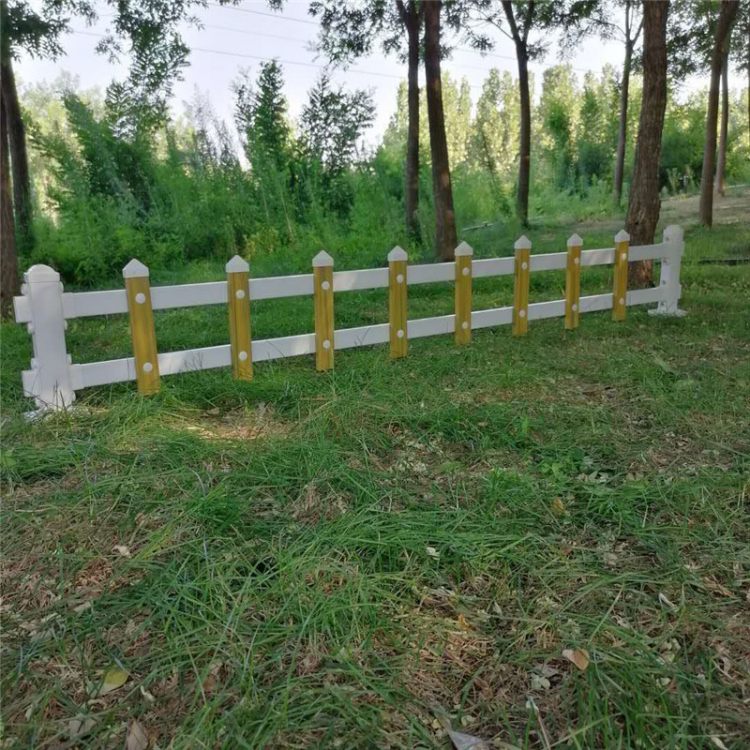 草坪护栏 马路隔离围栏 绿化带栅栏 优质镀锌管材质