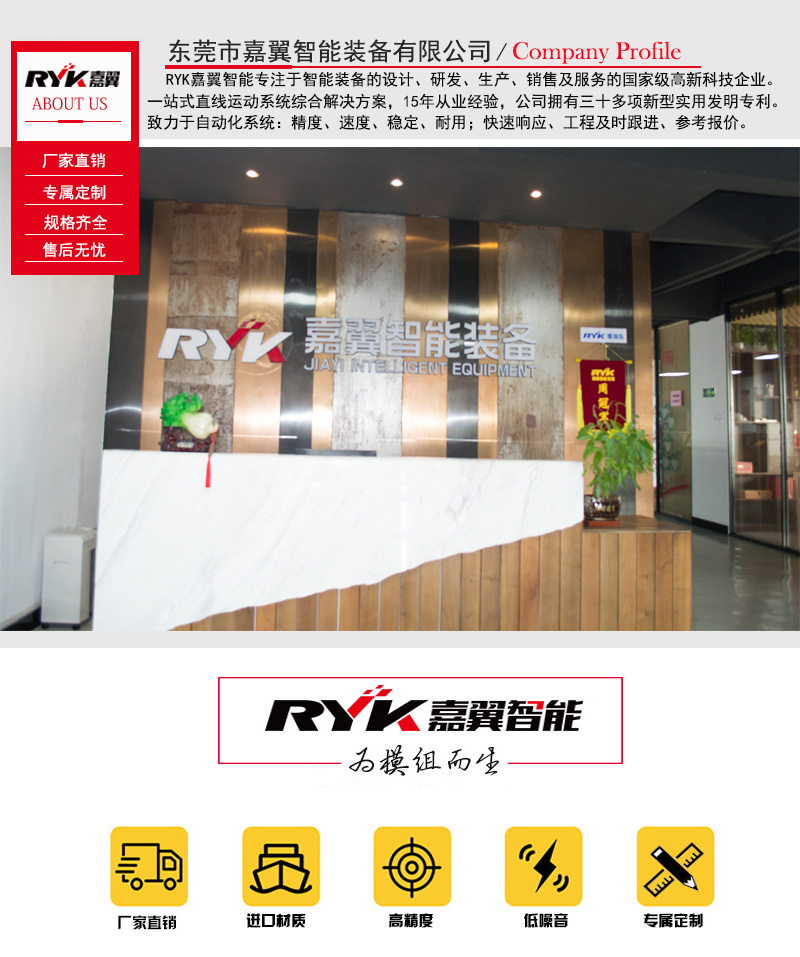 RYK Jiayi High Resolution DD Motor Direct Drive Hollow Torque Motor DD Motor Visual Inspection Multi Station