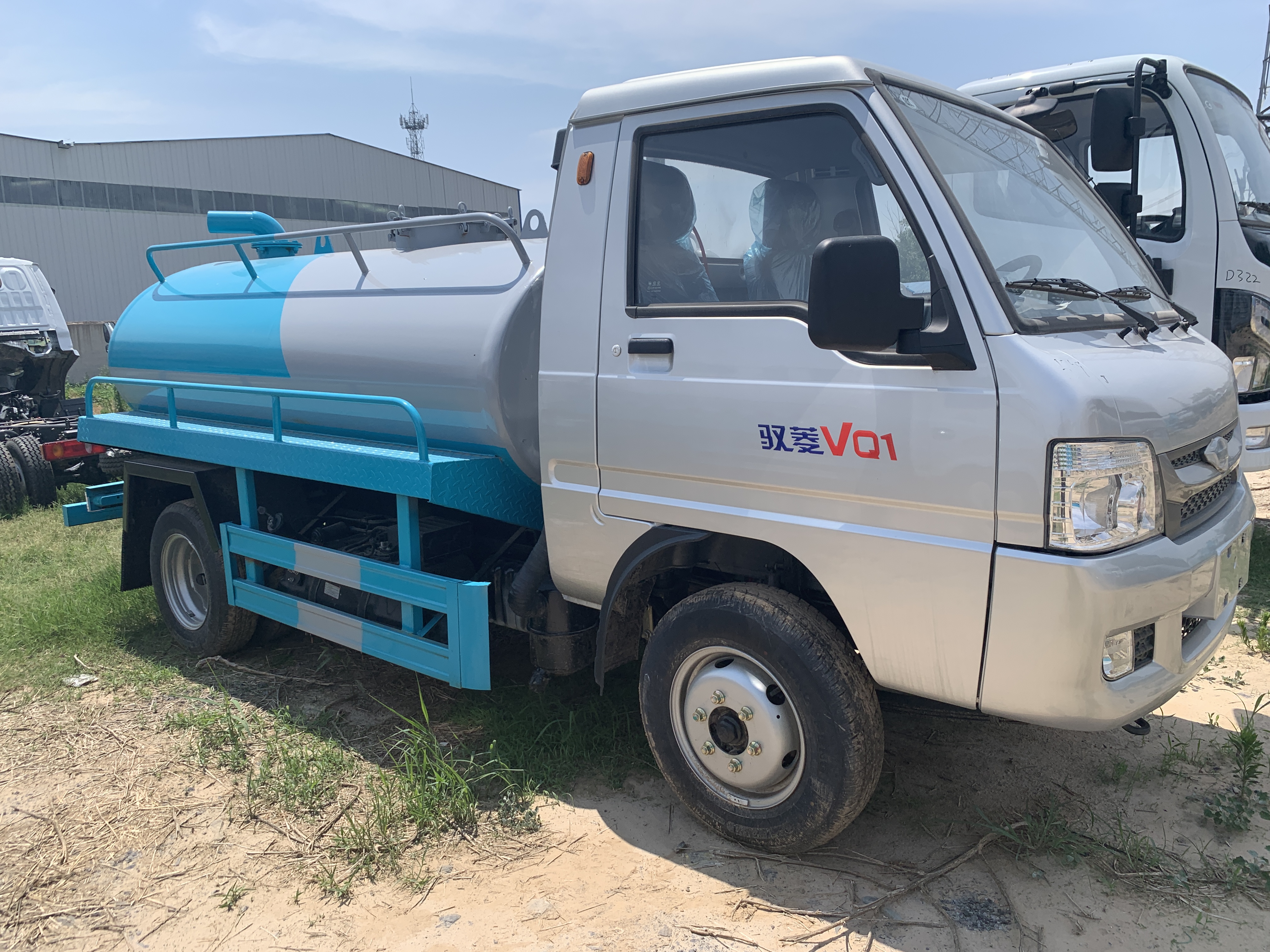 Guoliu Futian Yuling 3 square suction truck vacuum pump suction truck community sanitation suction truck manufacturer nationwide shipment