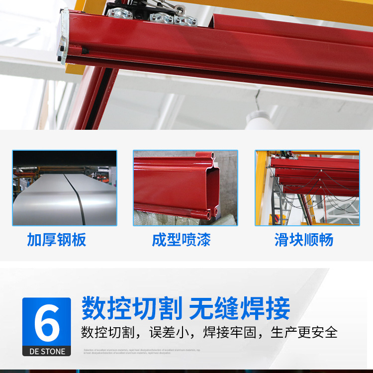 Small kbk crane suspension KBK flexible crane for industrial workshop light combination indoor use