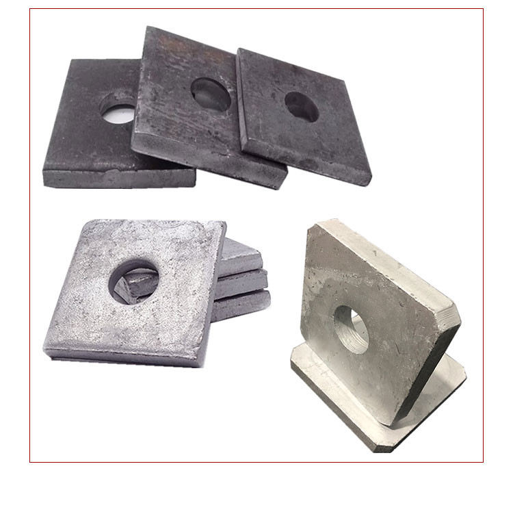 Anti falling beam block washer, flat pad, U-shaped sleeve, square pad, multi-element powder alloy co infiltration anti-corrosion, multiple iron fittings