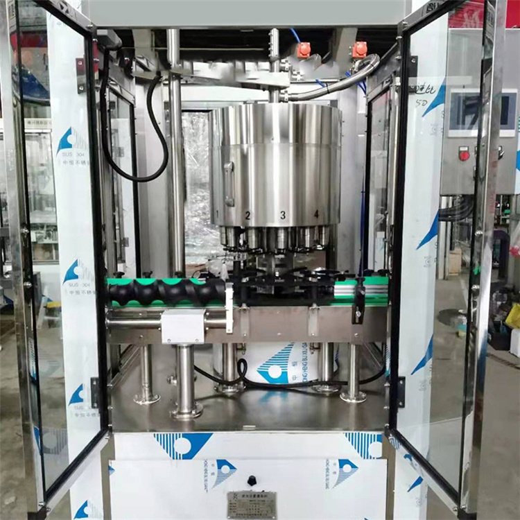 125ml strong liquor filling machine Wine packaging assembly line 500ml Baijiu filling line with fast rotary speed