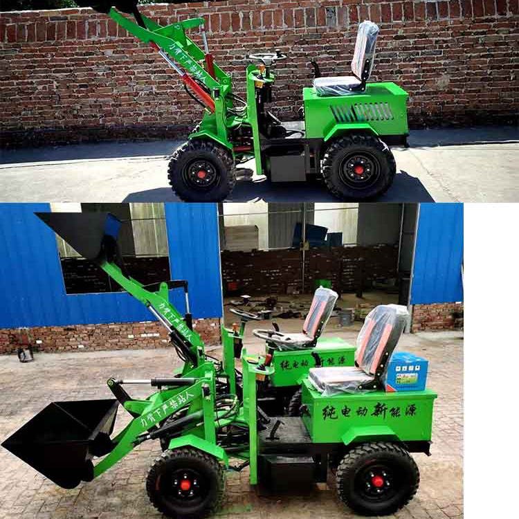 Ke Na Electric Loader for Animal Husbandry, Animal Husbandry, Shovel Material Transportation, Electric Shovel Truck Model Support Customization