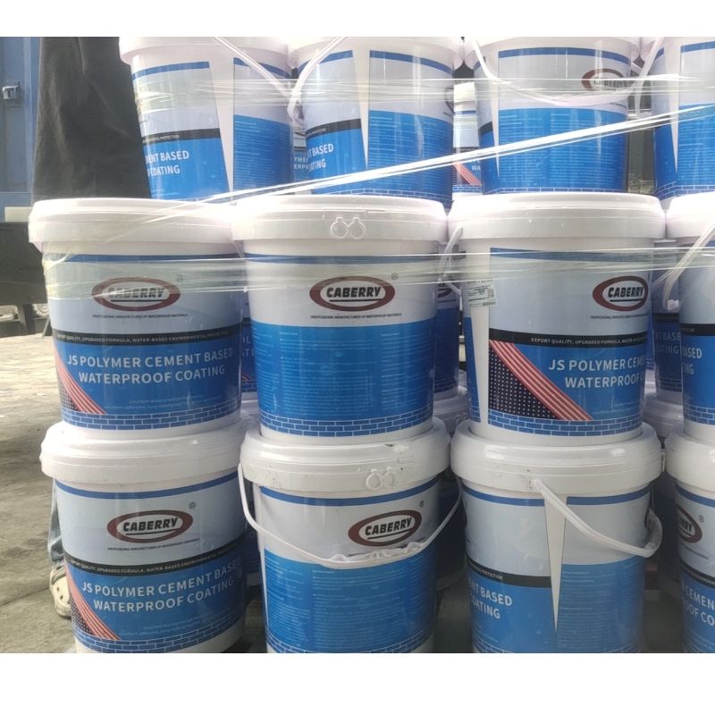 Selected export brand manufacturer JS polymer cement-based waterproof coating for exterior walls and roofs