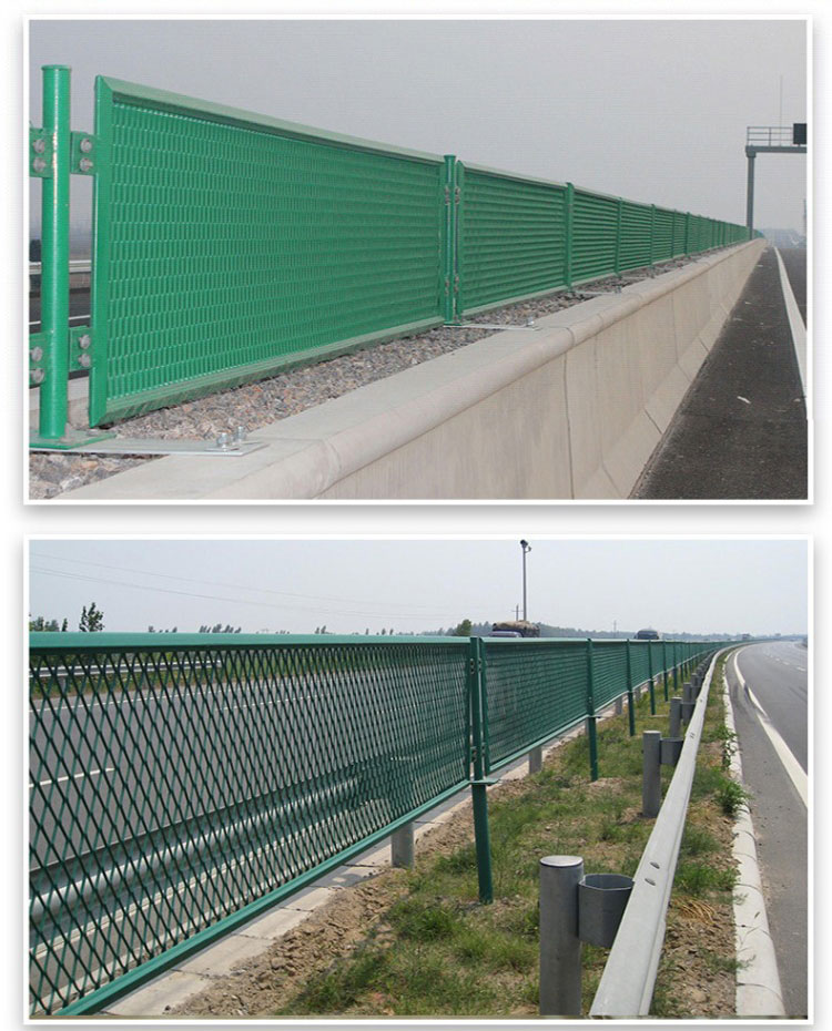 Hengding Elevated Bridge Frame Guardrail Net 1.2m High Expressway Bridge Anti Throwing Net High Speed Anti Glare Net