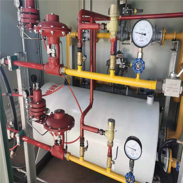 Manufacturer with complete procedures for supplying 1000 cubic meters of CNG natural gas pressure regulating skid and CNG pressure reducing skid installation station