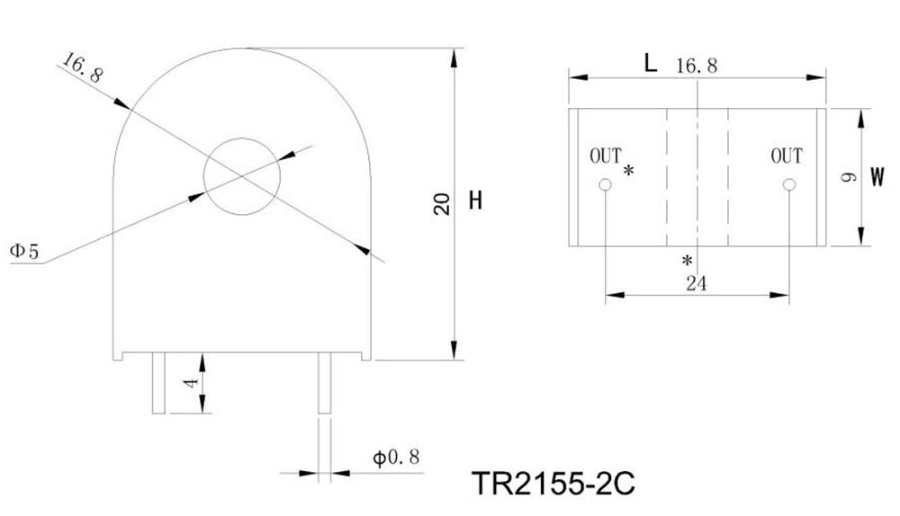 BNW - High precision multi profile PCB installation instrument with core piercing hole supports customization of miniature current transformers