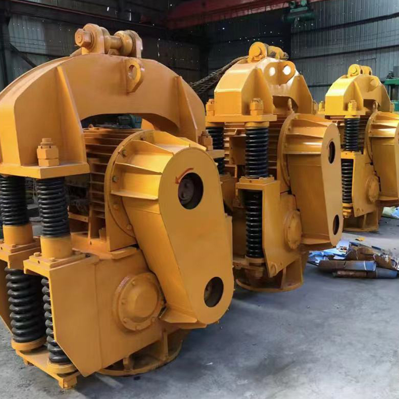 90 type electric spring vibration hammer 9T excavator vibrator pile driver pile planting machine Lingda Machinery