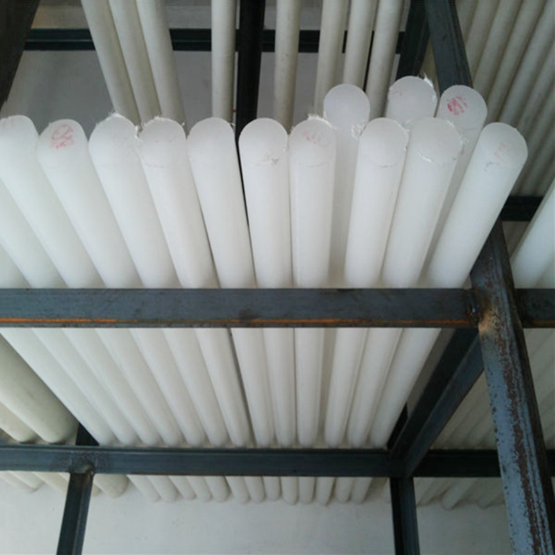 PVDF board and rod, white steel, fluoroethylene polyvinylidene fluoride board, high-temperature and creep resistant, customized for processing