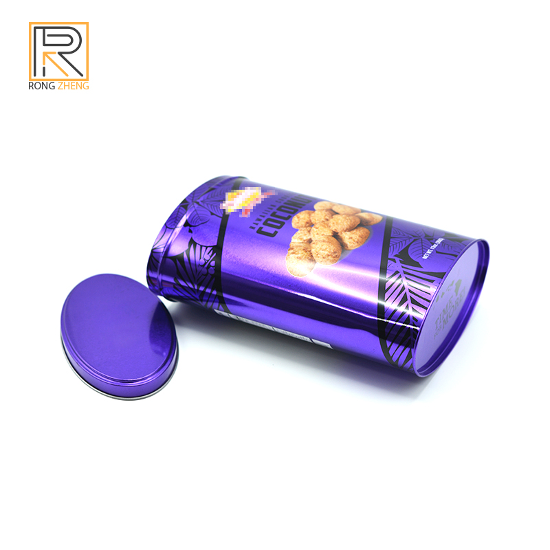 Shaped tinplate packaging box Oval chocolate candy coffee box Customized by food manufacturers Customized packaging