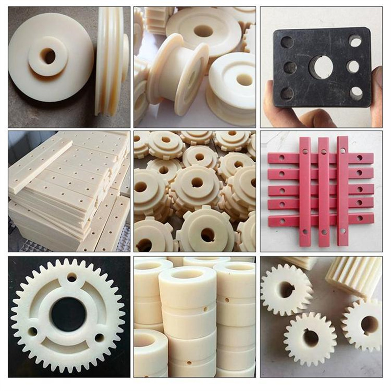 Physical manufacturers process customized nylon lining boards and polyethylene processing parts. The quantity of inner gear sleeve chain plates is large and cheap