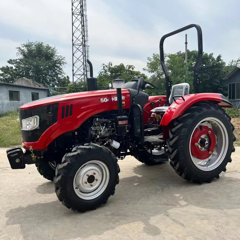 15 horsepower small four wheel plow for agricultural use 504 Dongfanghong power four wheel drive tractor rotary tiller