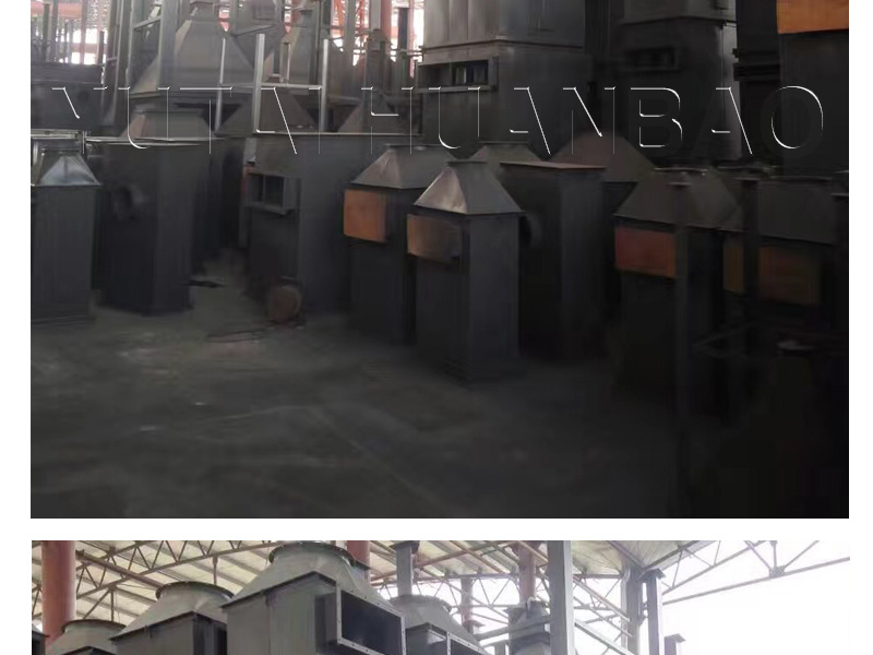 Ceramic multi tube cyclone dust collector, cast iron, cyclone suitable for high-temperature flue gas in boilers