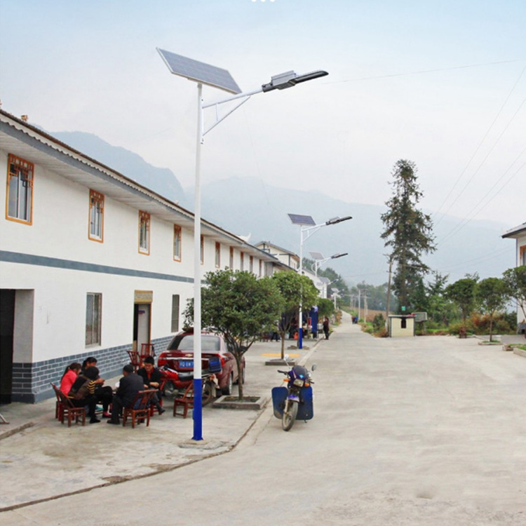 50W solar street lamp holder, pole, road lighting photovoltaic panel