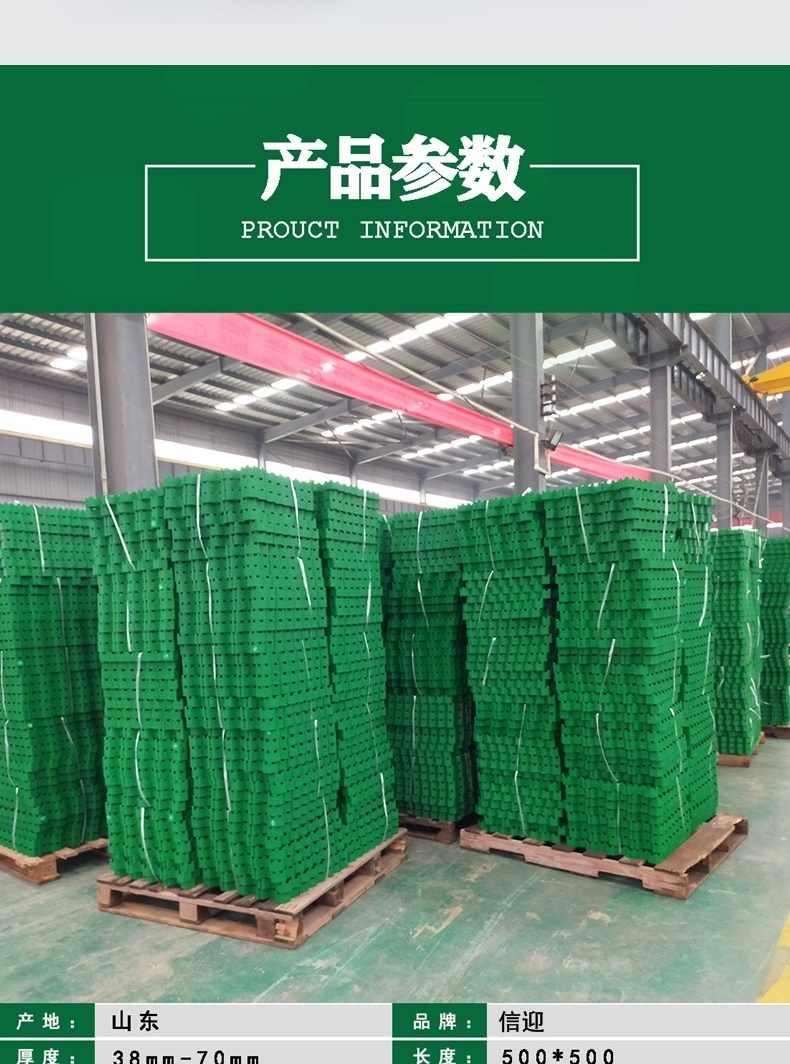 Xinying Fire Protection Channel PE High Pressure Grass Planting Grid Parking Lot H50 Grass Planting Board Landscape Greening