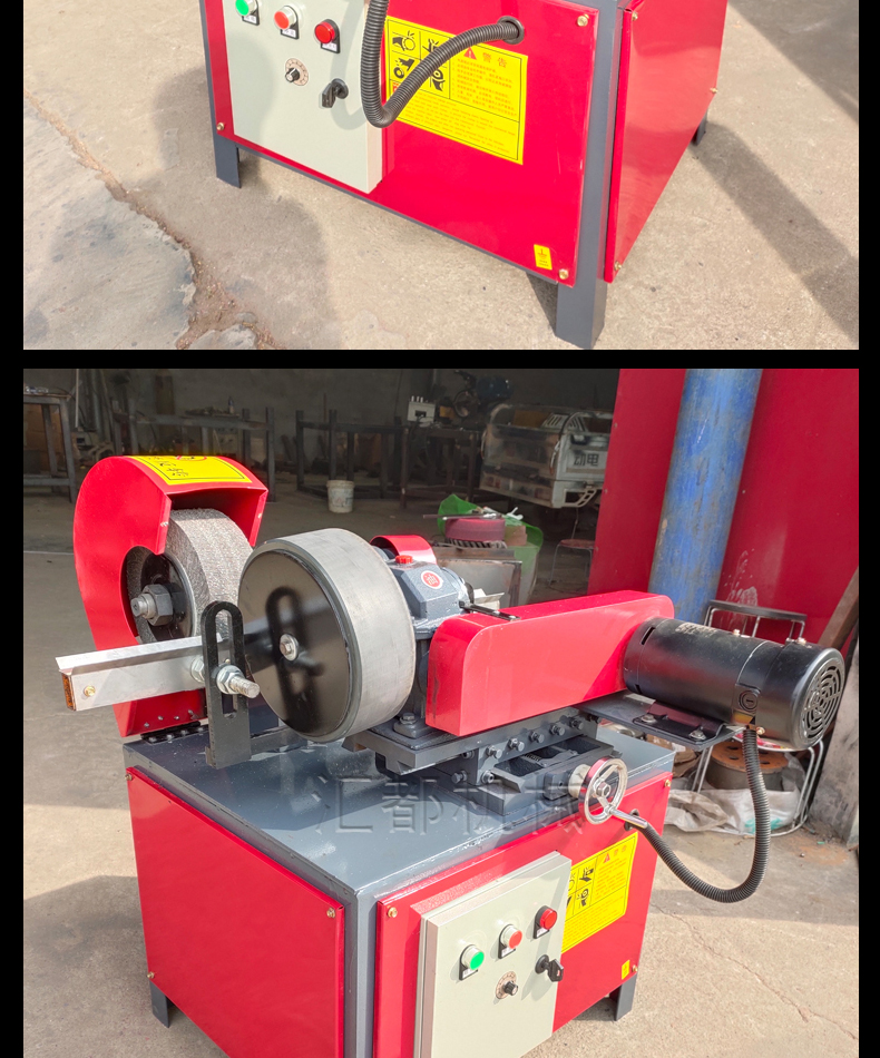 Huidu multifunctional rust removal and polishing machine is used for grinding the outer surface of various circular pipes and shafts