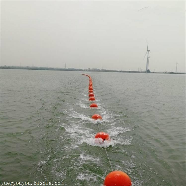 Warning of no navigation in the lake area Plastic floating balls Fixed point isolation floating zone at sea