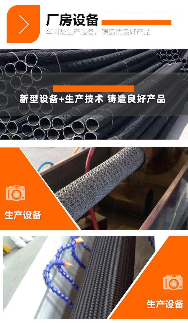 Permeable PE hard pipe for collecting water, concealed pipe for roadbed slope protection, fully permeable hard blind ditch, half wall permeable pipe for river channel