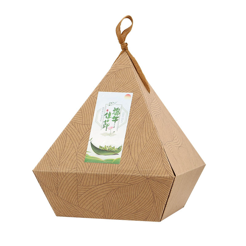 New Dragon Boat Festival Zongzi Gift Box Customized Factory Wholesale Handheld Gift Box Packaging Box Design Business Gifts