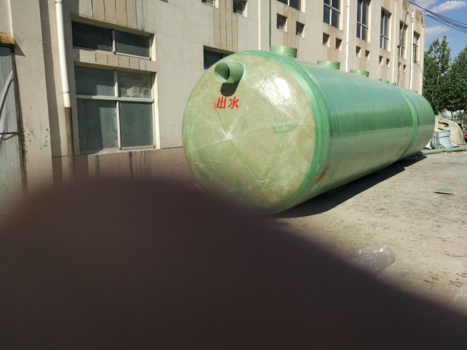 20 m3 fiberglass septic tank 30 m3 winding integrated kitchen oil separator