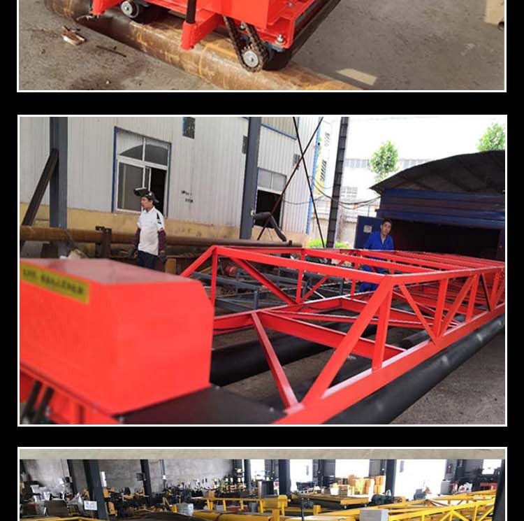 Large concrete paver, road paving and leveling machine, simple and easy to operate