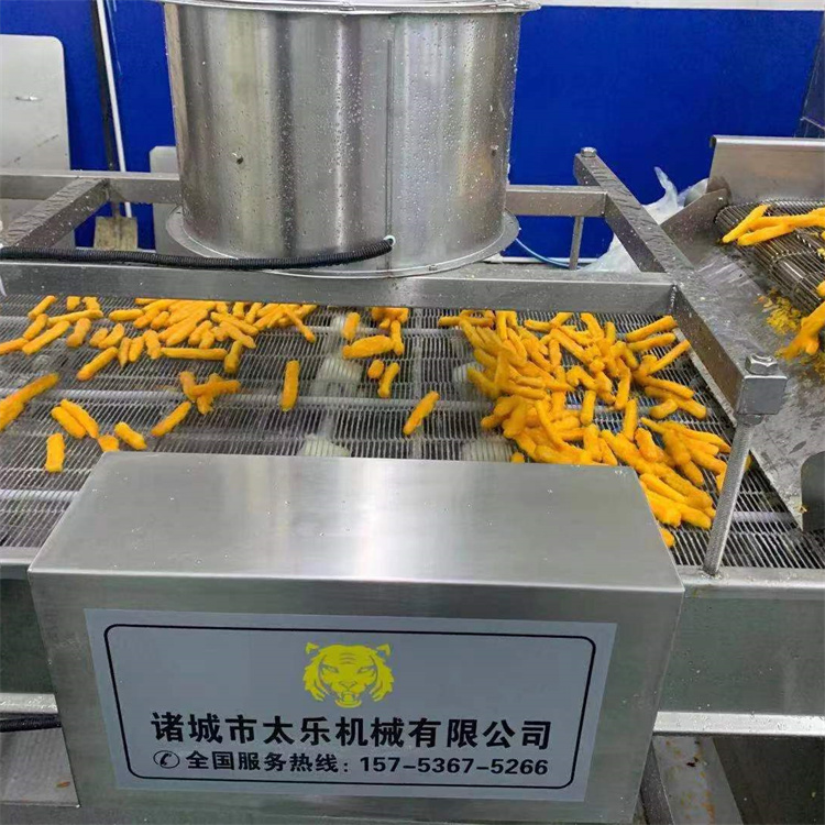 Tiger skin chicken feet frying production line Large Jiangmi noodle frying production line Stainless steel material automatic temperature control