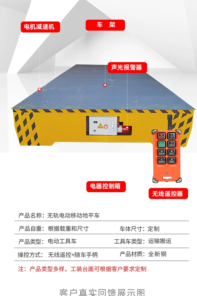 Manufacturer of customized mechanical parts for short distance transportation of goods, track electric flat car parts