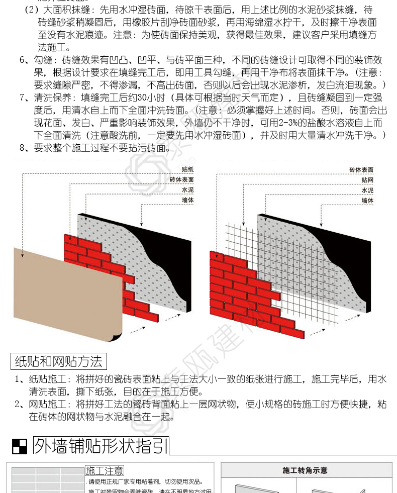 External wall brick specification 60 * 200, landscape concave convex full body brick, glazed tile