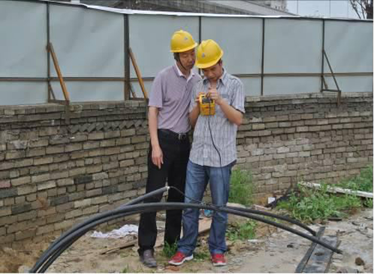 Ground source heat pump thermometer, buried pipe thermometer, heat exchange well temperature sensing probe, ground source heat pump temperature detector