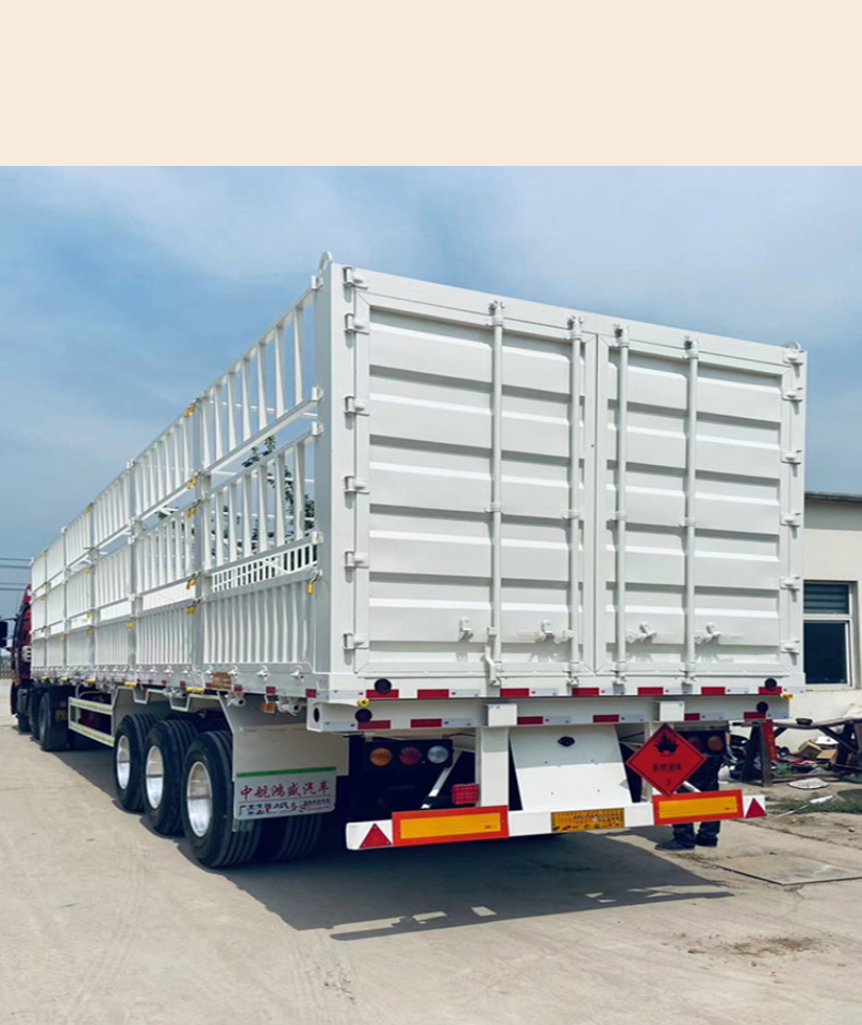 Hongsheng Dangerous Goods Semi Trailer 40 Foot Dangerous Chemicals Transport Vehicle with Various Specifications