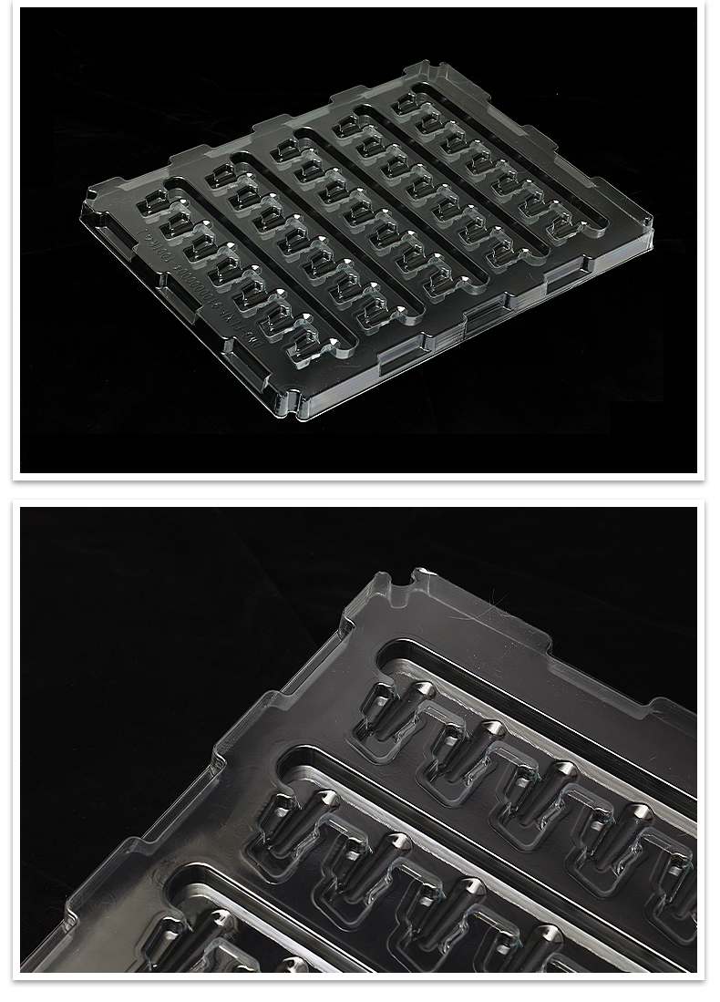 Bearing transmission device and electronic components transparent PET material blister packaging electronic chip tray