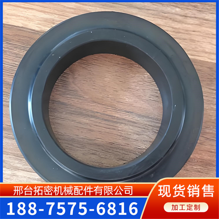 港口码头托辊胶圈 耐海水腐蚀输送带专用缓冲环 拓密