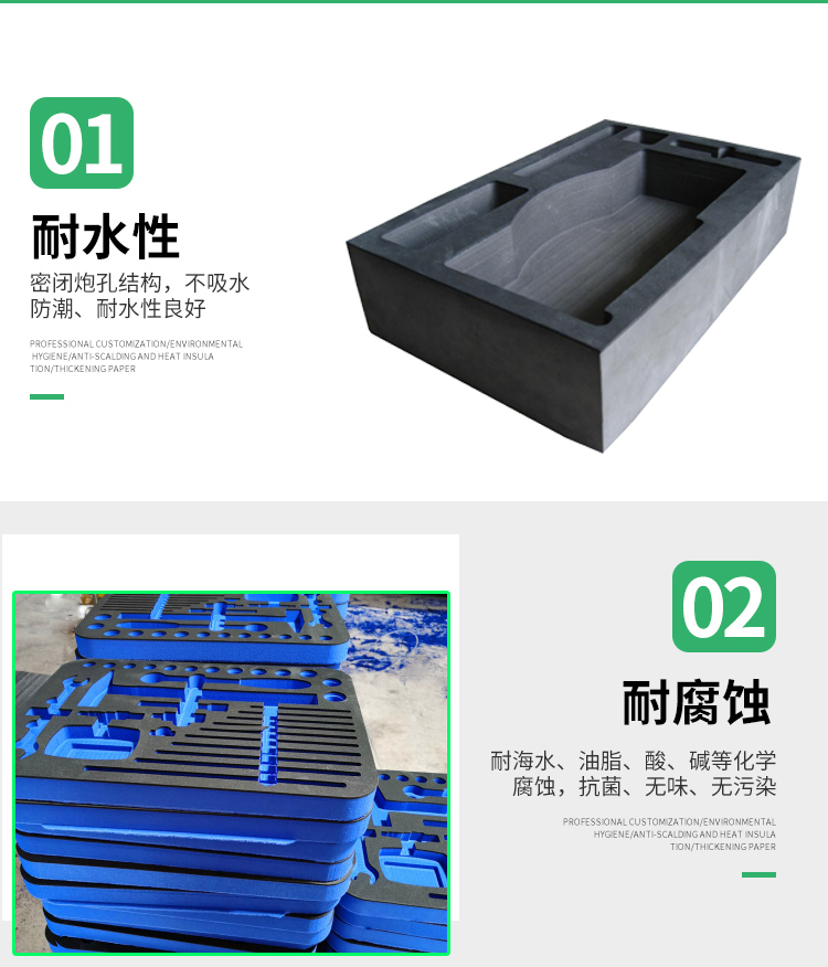 Gift box EVA foam tray carving high-density sponge packaging box inner tray EVA packaging sponge carving lining