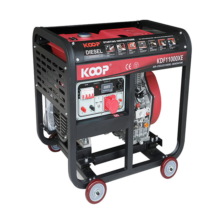 KDF11500XE Popular Science Diesel Generator Set 9KW Single Phase Electric Start KOOP