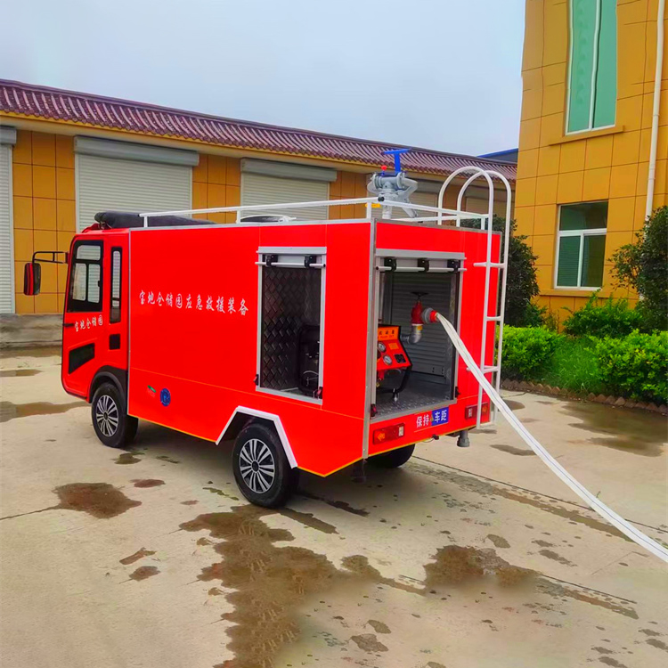 Fire truck, new energy electric four-wheel sprinkler, community factory emergency fire extinguishing and rescue vehicle, multi-functional sprinkler