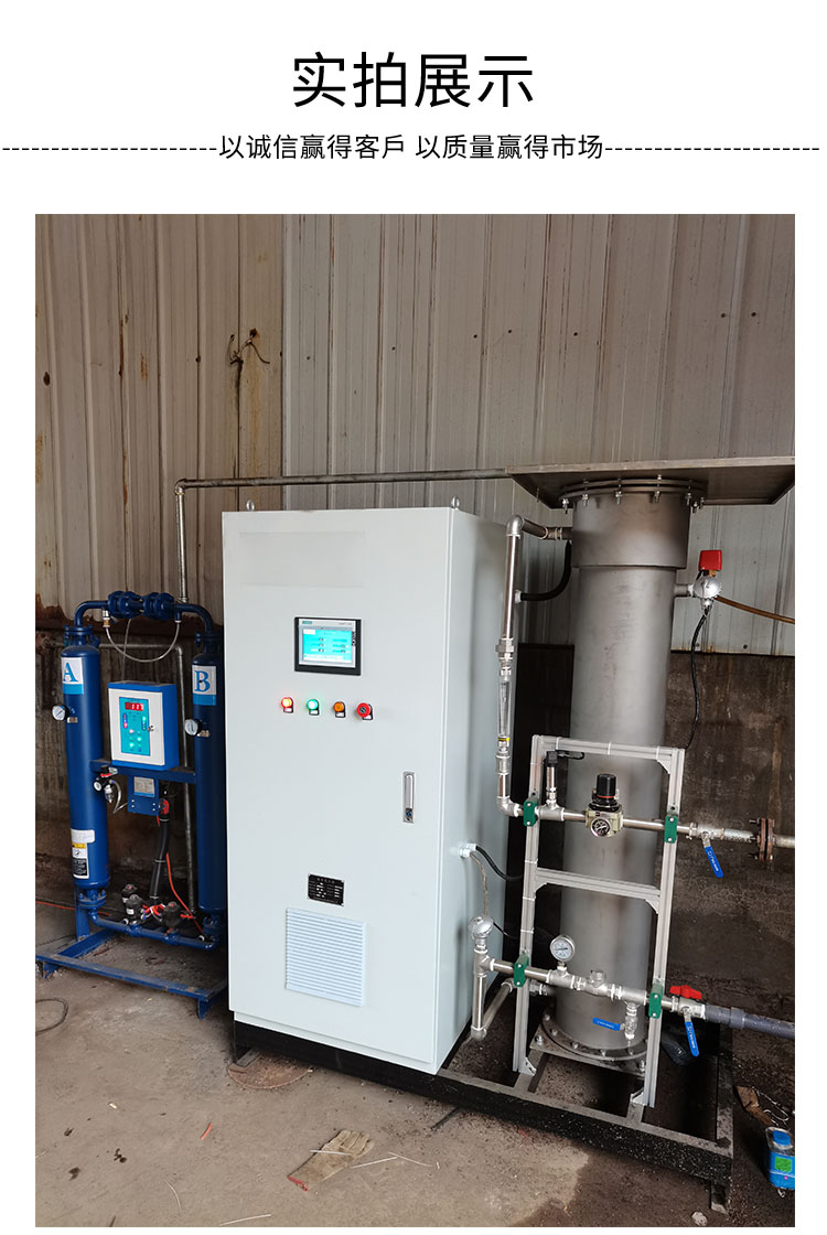 Haisen 2kg Large Ozone Generator Mobile Deodorization, Sterilization and Disinfection Equipment for Industrial Wastewater and Wastewater Treatment