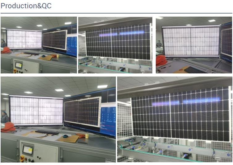 Building and selling a complete set of equipment for the outdoor photovoltaic module base of polar Fumin solar panels