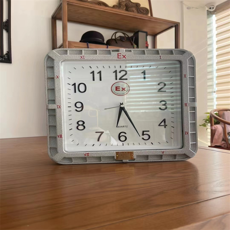 BSZ explosion-proof Quartz clock mining explosion-proof square wall mounted clock 10cm thick pointer wall clock